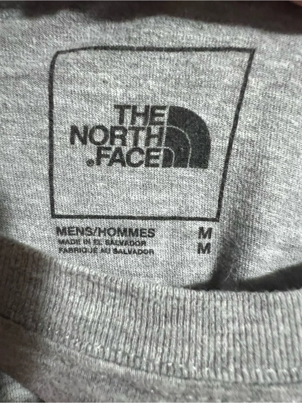 The North Face Heather Gray Short-Sleeve Logo Tee